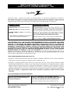 Installation And Operating Manual, Warranty - (page 36)