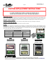 Replacement Instructions Manual - (page 1)
