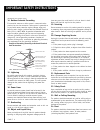 Installation And Operating Manual, Warranty - (page 4)