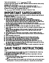 Operating Instructions And Recipes - (page 2)
