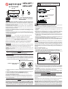 Installation And Maintenance Instructions - (page 4)