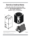Service Instructions Manual - (page 1)