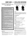 Owner's Manual & Installation Instructions - (page 1)