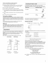 Installation Instructions And Use & Care Manual - (page 7)
