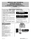 Service and technical support manual - (page 1)