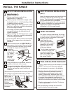 Owner's Manual And Installation Instructions - (page 15)