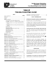 Troubleshooting manual - (page 1)