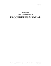 Procedures Manual - (page 1)
