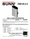 Use & Care Information - (page 1)