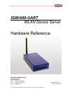 Hardware Reference Manual - (page 1)