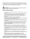 Operation Manual & Safety Instructions - (page 6)