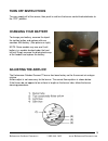 Operation Manual & Safety Instructions - (page 20)