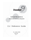 Cli Reference Manual - (page 1)