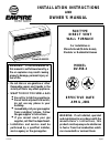 Installation Instructions And Owner's Manual - (page 1)