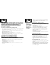 Instruction Manual And  Warranty Information - (page 5)