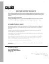 Instruction Manual And  Warranty Information - (page 8)
