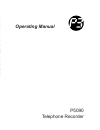 Operating Manual - (page 1)