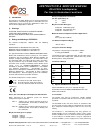 Instruction And Service Manual - (page 3)