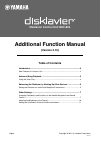 Function Manual - (page 1)