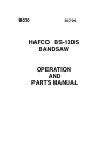Operation And Parts Manual - (page 1)