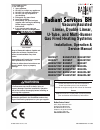 Installation, operation & service manual - (page 1)