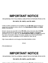 Important Notice - (page 1)