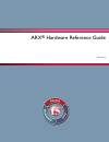 Hardware Reference Manual - (page 1)