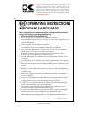 Operating instructions manual - (page 2)