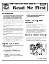 Read Me First - (page 1)