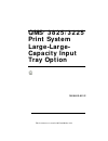 Tray Module Installation Manual - (page 1)
