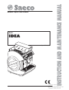 Idea Instruction And Maintenance Manual - (page 1)
