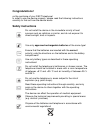 Instruction Manual And Safety Instructions - (page 8)