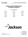 Installation/operation & Technical Manual - (page 1)