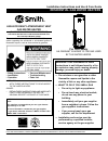 Installation Instructions And Use And Care Manual - (page 1)