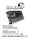 Owner's Manual And Installation Manual - (page 1)