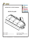 Operator's & Parts Manual - (page 1)