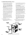 Installation, Operating And Service Instructions - (page 20)