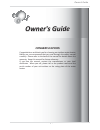 Installation Manual And Owner's Manual - (page 33)