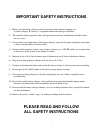 Operating And Service Instructions - (page 3)