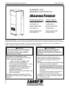 Installation And Operation Instructions For - (page 1)
