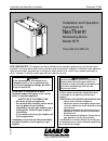 Installation and operation instructions manual - (page 1)