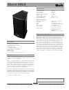 Features & Specifications - (page 1)