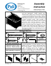 Assembly Instruction Manual - (page 1)