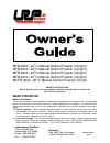 Owner's Instructions Manual - (page 1)