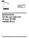 Instructions For Use And Care Manual - (page 1)