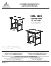 Assembly instructions manual - (page 1)