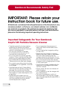 Instruction booklet - (page 4)