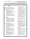 Safety, Operating And Maintenance Instructions - (page 7)