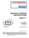 Service And Repair Instructions - (page 1)