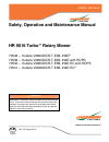 Safety, Operation And Maintenance Manual - (page 1)